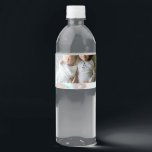 Rótulo De Garrafa De Vinho simples e mínimo ADICIONE sua brilhante azul de TE<br><div class="desc">design</div>