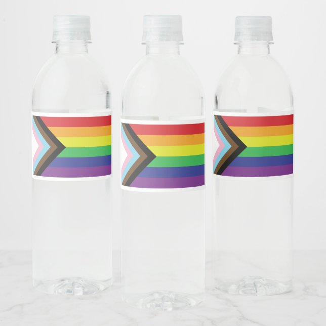 Rótulo De Garrafa De Vinho Sinalizador LGBTQIA Progressivo (Garrafas)