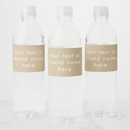 Rótulo De Garrafa De Vinho Texto de Marca Comercial Personalizada Kraft Profi