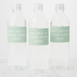 Rótulo De Garrafa De Vinho Texto de Marca Empresarial Personalizada Verde Pro