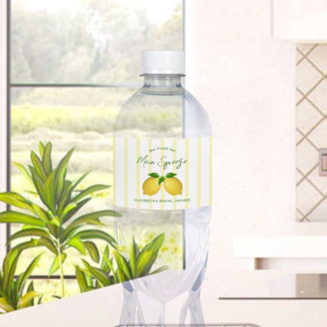 Rótulo De Garrafa De Vinho Torrão de Açúcar Limão Chá de Noiva (Criador carregado)