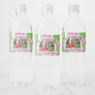 Rótulo De Garrafa De Vinho Um no aniversário de Melon