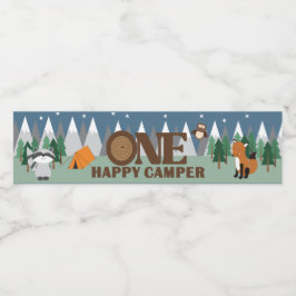 Rótulo De Garrafa De Vinho Uma Floresta primeiro aniversario Feliz