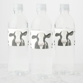 Rótulo De Garrafa De Vinho Vaca Sagrada Eu Sou Uma Estampa de Vaca de Anivers