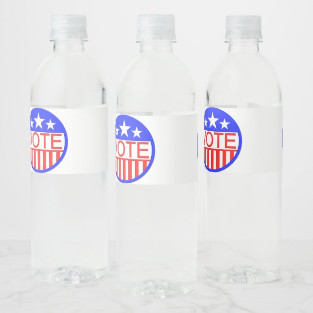 Rótulo De Garrafa De Vinho Votação Na América (Garrafas)