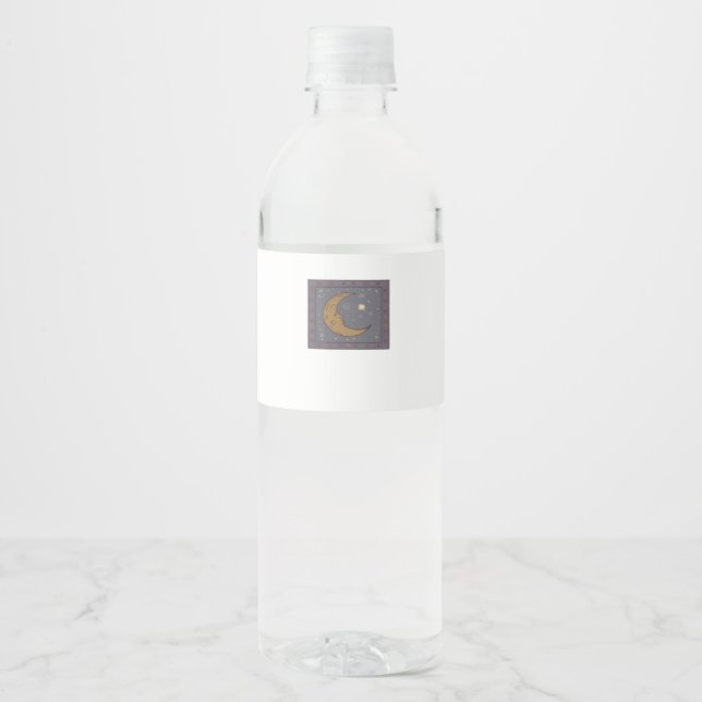 Rótulo De Garrafa De Vinho Whimsigoth Moon Classic (Frente)