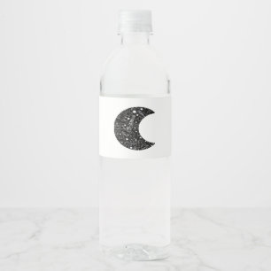 Rótulo De Garrafa De Vinho Whimsigoth Witch Moon Wicca Kawaii Gótico Tattoo A