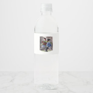 Rótulo De Garrafa De Vinho Whimsigótico – Estética Clássica de Vaso Floral Gó