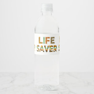 Rótulo De Garrafa De Vinho Wildlife Saver