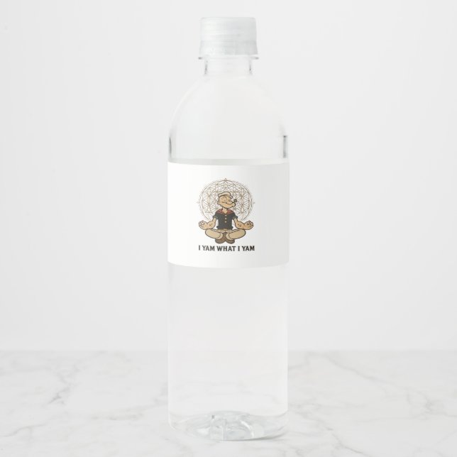 Rótulo De Garrafa De Vinho Yam, o que eu costumo dizer (Frente)