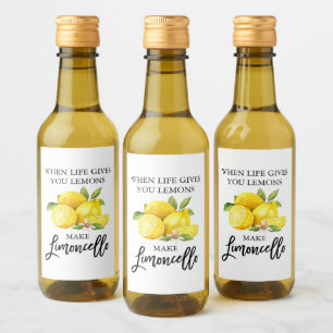 Rótulo de Minifra Limoncello Lemons com Espelho