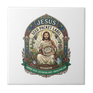 Rótulo de Pacote de Sementes Jesus Pacote de Semen