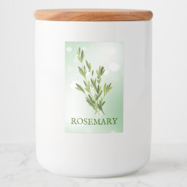 Rótulo de Plantas Rosemary