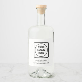 rótulo de promoção comercial com logotipo branco m