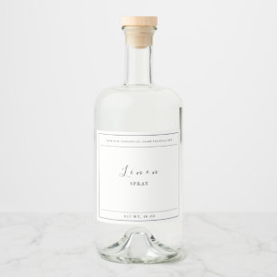 Rótulo de Spray Linen