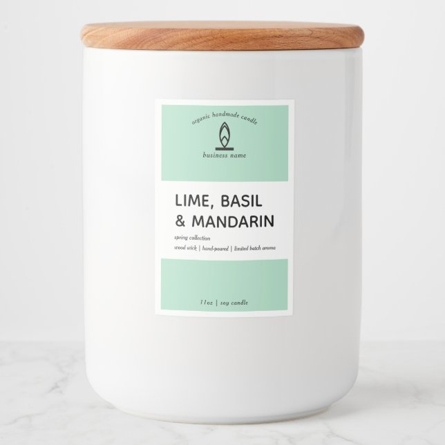 Rótulo de Vela Moderna (Frente)