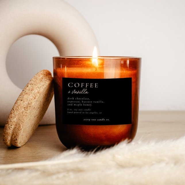 Rótulo de Vela Moderna ou Etiqueta de Alimento (Criador carregado)