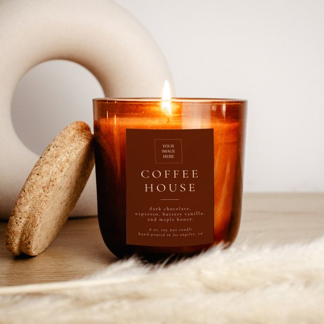 Rótulo de Vela ou Etiqueta de Alimento Moderno (Criador carregado)