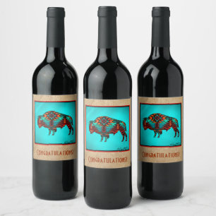 Rótulo de Vinho Buffalo Sudoeste