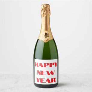 ROTULO DE VINHO CHAMPANHE FELIZ ANO NOVO