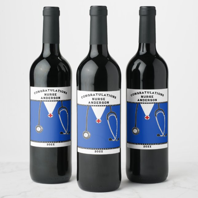 Rótulo de Vinho da Escola de Enfermagem de Enferme (Garrafas)