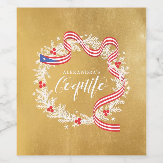 Rótulo de Vinho da Frota de Natal (Rótulo Único)