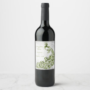 Rótulo de Vinho de Casinha Pêssego Verde