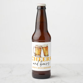 Rótulo de Vinho de Festa de aniversário para Cheer