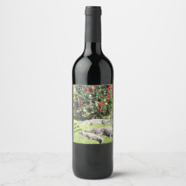 Rótulo de Vinho de Natal do Florida Gators