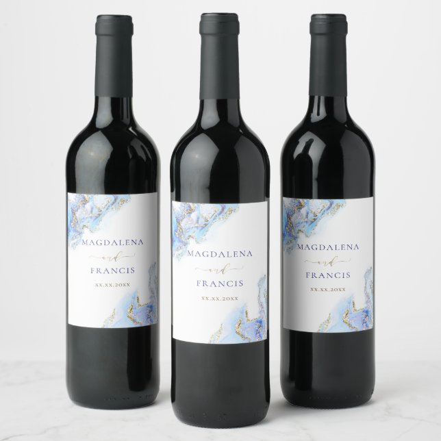 Rótulo de Vinho do Casal de Tinta Azul (Garrafas)