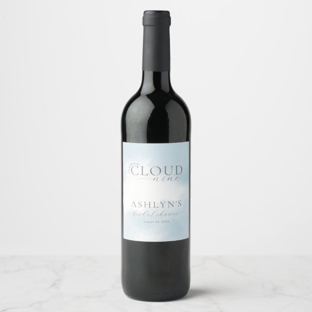 Rótulo de Vinho do Chá de panela Nine Cloud (Frente)