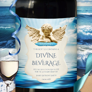 Rótulo de Vinho do Humor Angel Neerlandês Engraçad
