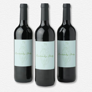 Rótulo de Vinho do Kentucky Derby