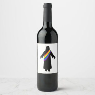 Rótulo de vinho do Orgulho Jesus
