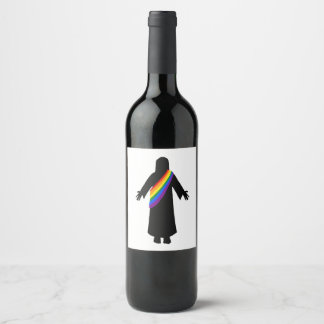 Rótulo de vinho do Orgulho Jesus