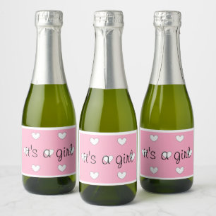 rótulo de vinho espumante (moça)