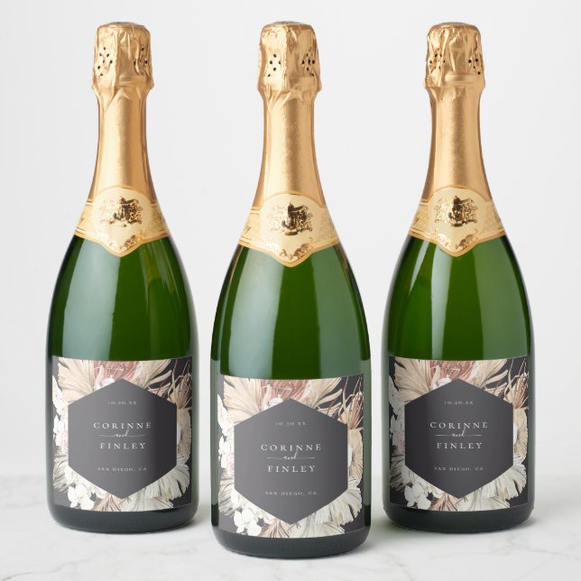 Rótulo de Vinho Espumante Russo Boêmiano (Garrafas)