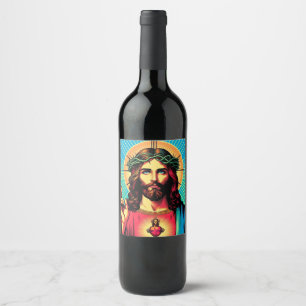 Rótulo de vinho Jesus