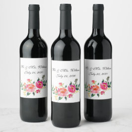 Rótulo de vinho personalizado