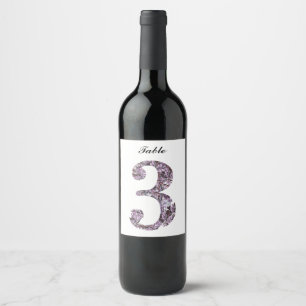 Rótulo de vinho personalizado Elegante Rótulo de m