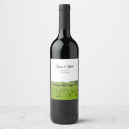 Rótulo de Vinho Personalizado Favorito do Casament