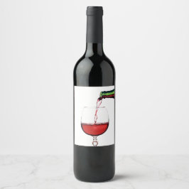 Rótulo de Vinho Vermelho