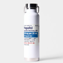 Rótulo Divertido de Propofol Médico