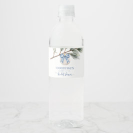 Rótulo do Chá de panela da Chinoiserie de inverno