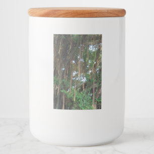 Rótulo do contêiner da Comida do mandril