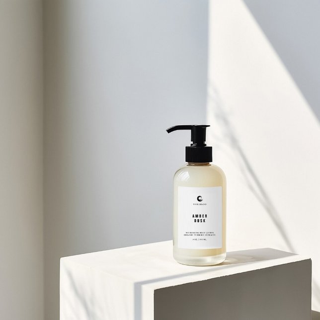 Rótulo do Frasco da Bomba de Loção Corporal (Criador carregado)