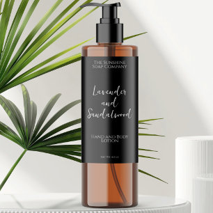 Rótulo do frasco de cosméticos à prova de água pre