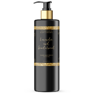 Rótulo do frasco de produtos cosméticos de coloraç