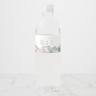 Rótulo do Frasco do primeiro aniversario Wild One 