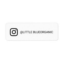 Rótulo do Instagram | Adesivo do seu nome no Insta